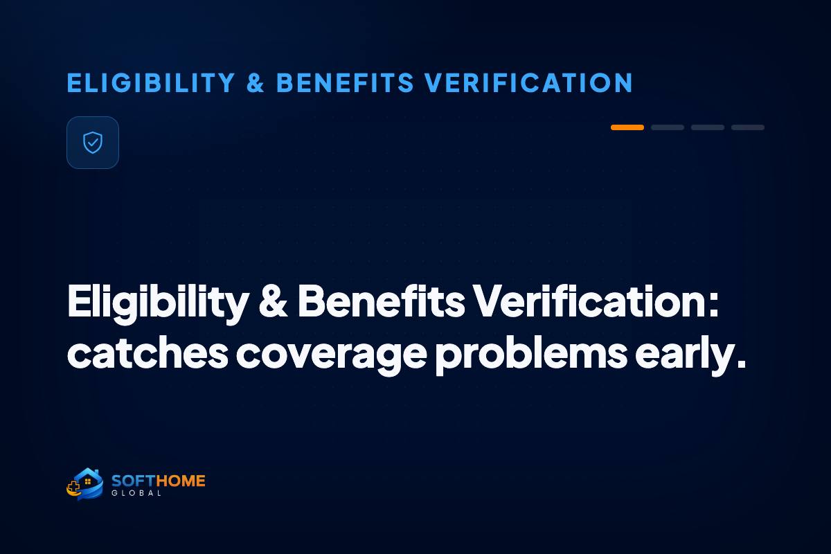 Checks every patient's coverage the day before the visit and records the benefit details in your own system.