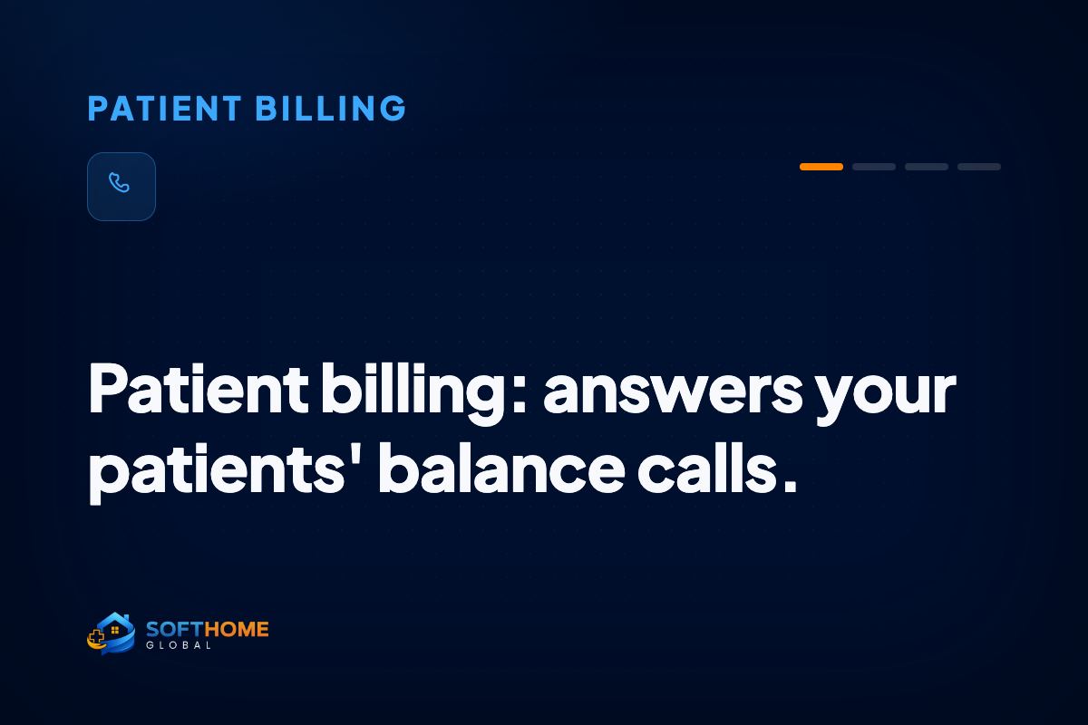 Runs your patient statement cycle on a fixed schedule, answers the phone when a patient calls about their balance, and sets up payment plans inside the limits you approve.