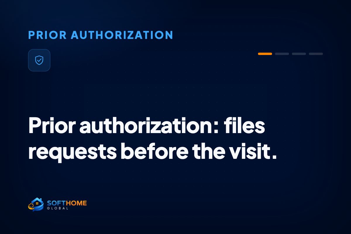 Submits prior-authorization requests ahead of the appointment and chases every payer until a decision comes back.